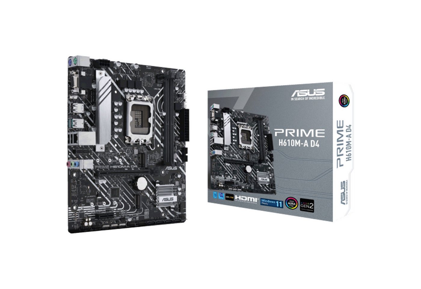 Asus ASUS PRIME H610M-A D4-CSM, Mainboard Mainboard AURA Sync von Asus