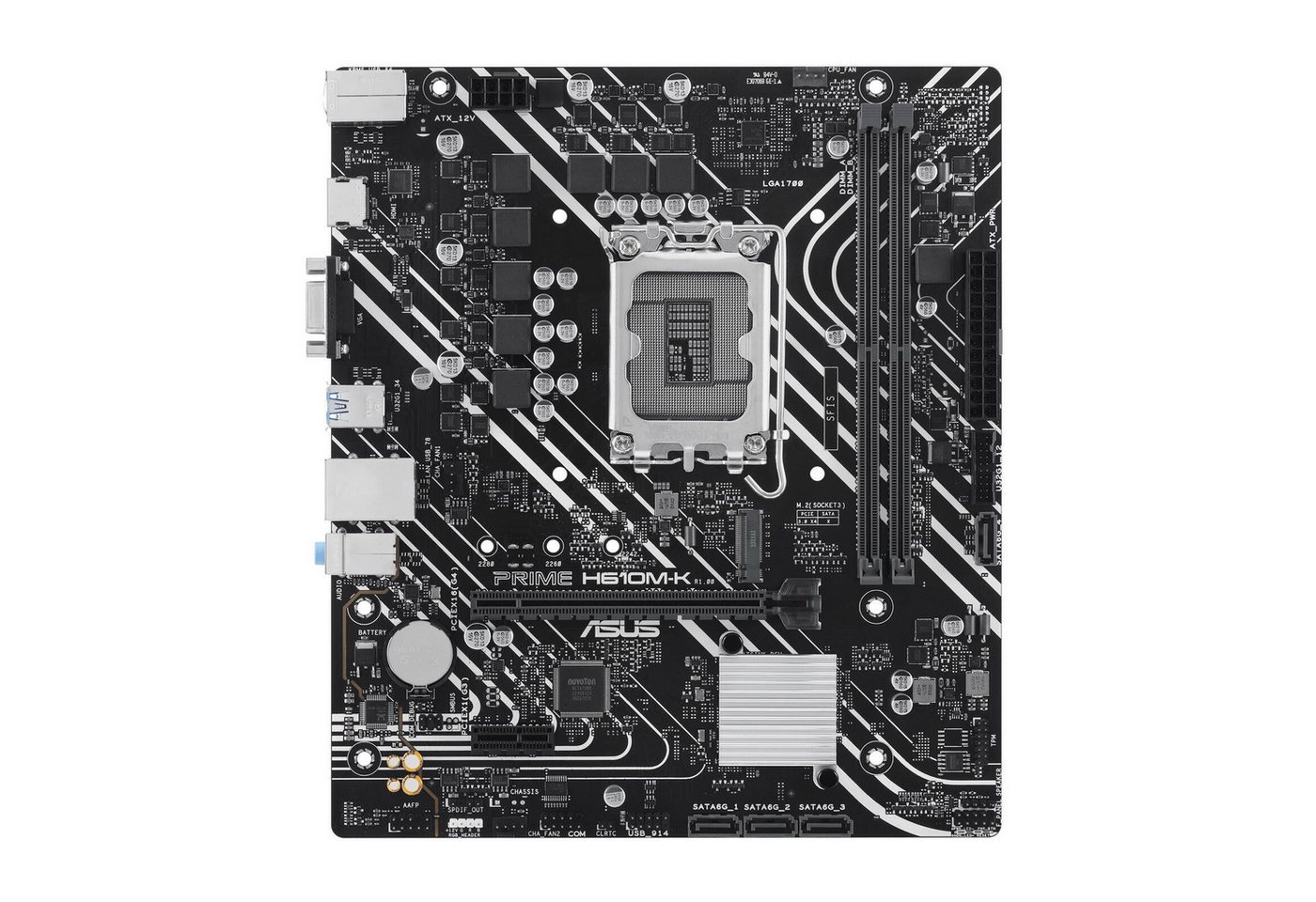 Asus ASUS PRIME H610M-K Gaming Mainboard Sockel Intel L Mainboard Asus ASUS PRIME H610M-K Gaming Mainboard Sockel Intel L Mainboard von Asus