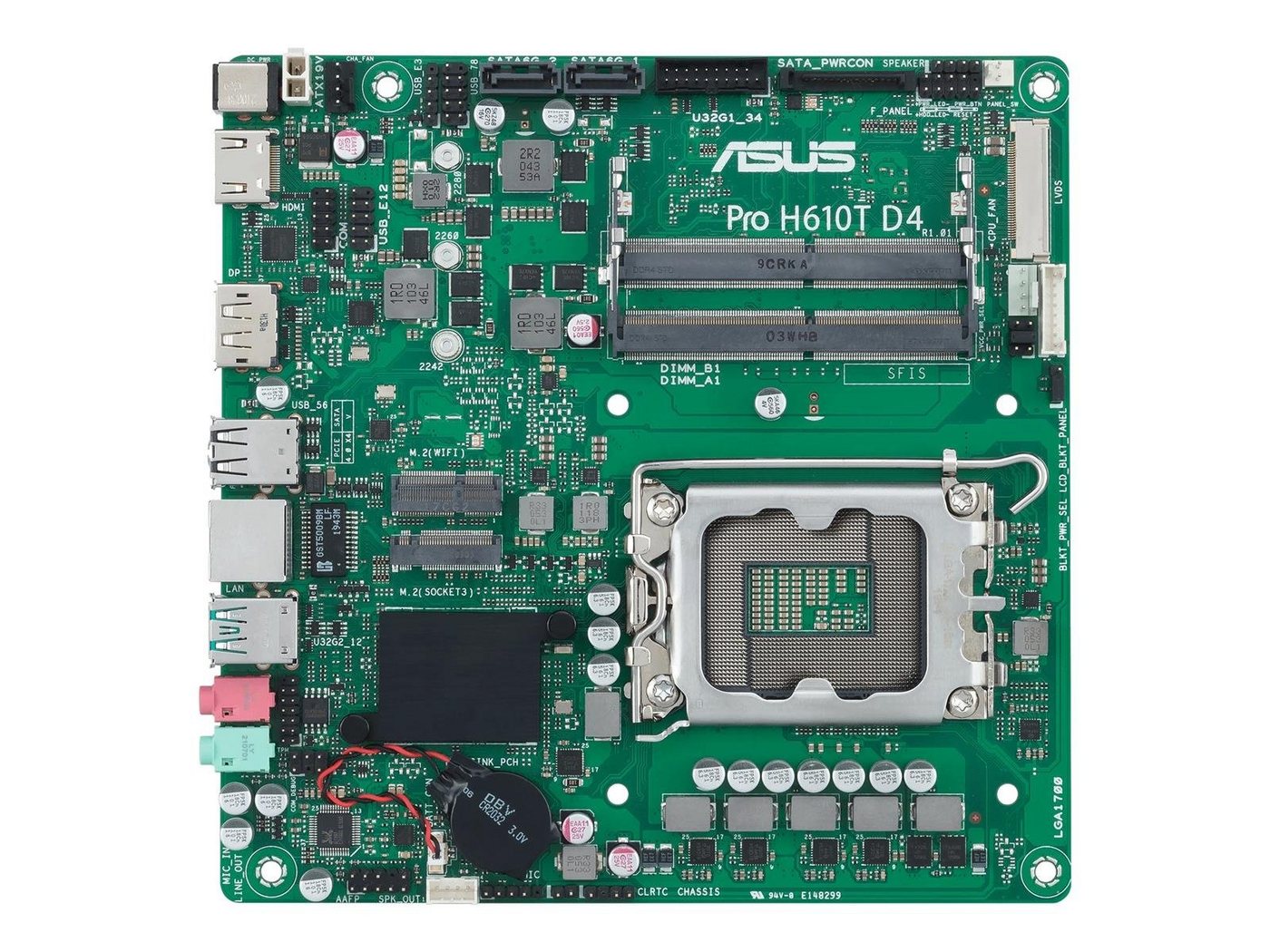 Asus ASUS PRO H610T D4-CSM S1700 Mainboard von Asus