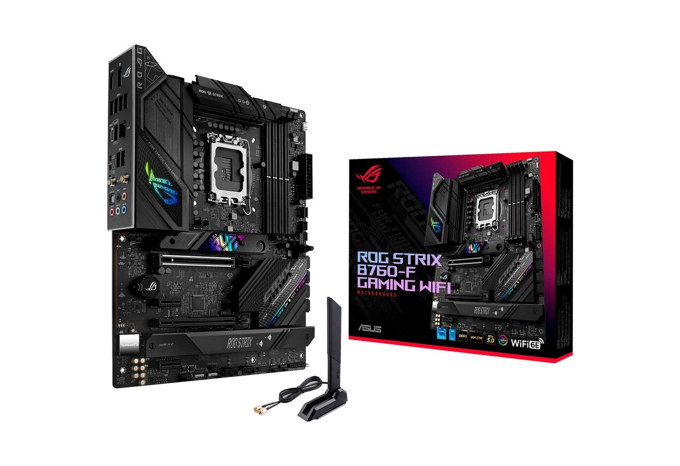 Asus ASUS ROG STRIX B760-F GAMING WIFI, Mainboard Mainboard AURA Sync Asus ASUS ROG STRIX B760-F GAMING WIFI, Mainboard Mainboard AURA Sync von Asus