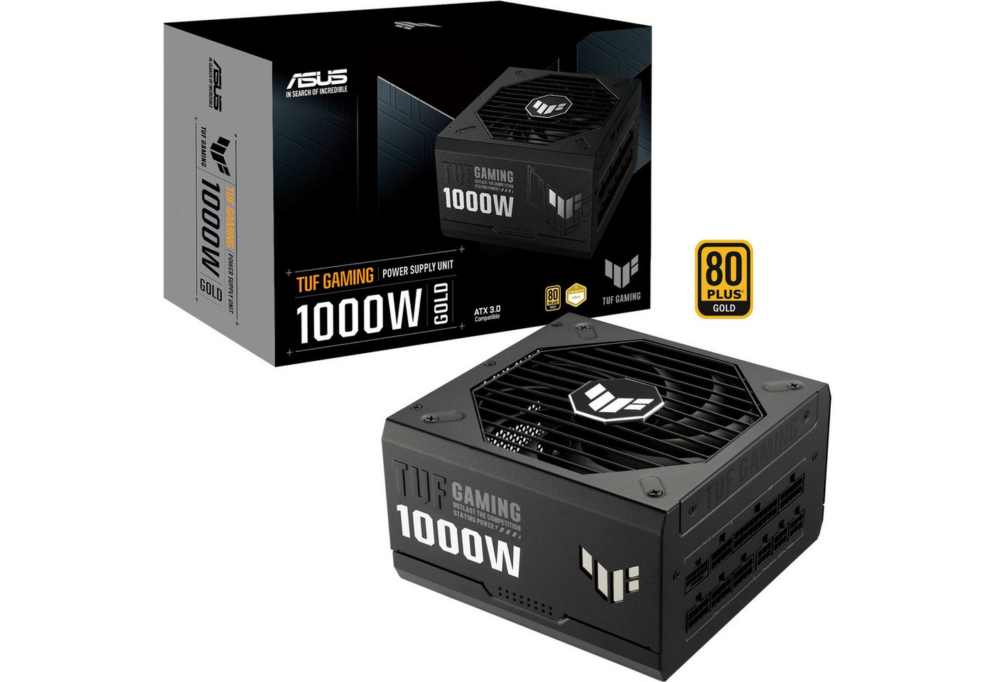 Asus ASUS TUF Gaming 1000W Gold, PC-Netzteil, (5x PCIe, PC-Netzteil von Asus