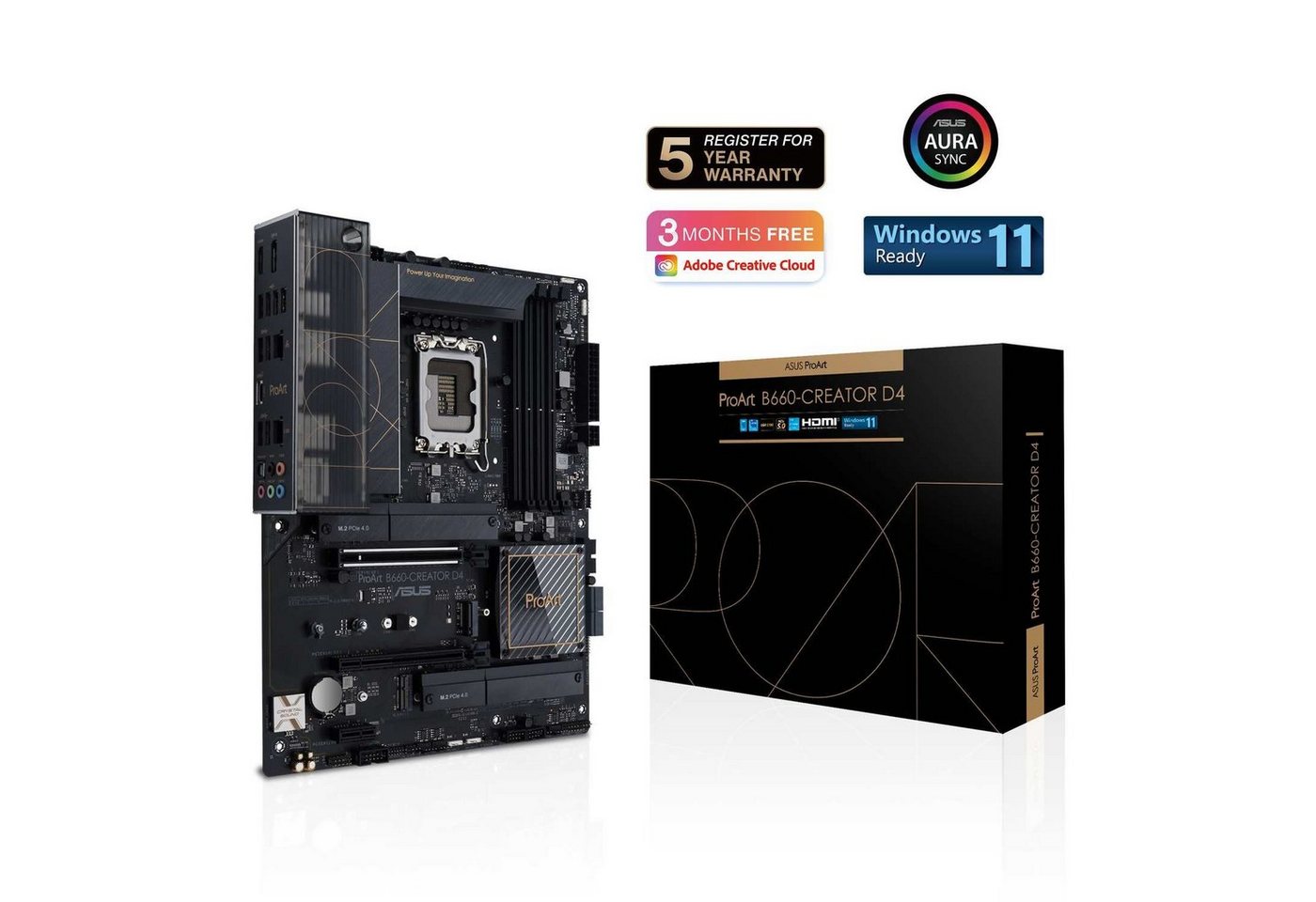 Asus B660-CREATOR D4 Mainboard von Asus