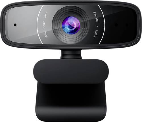 Asus C3 Full HD-Webcam 1920 x 1080 Pixel Klemm-Halterung von Asus