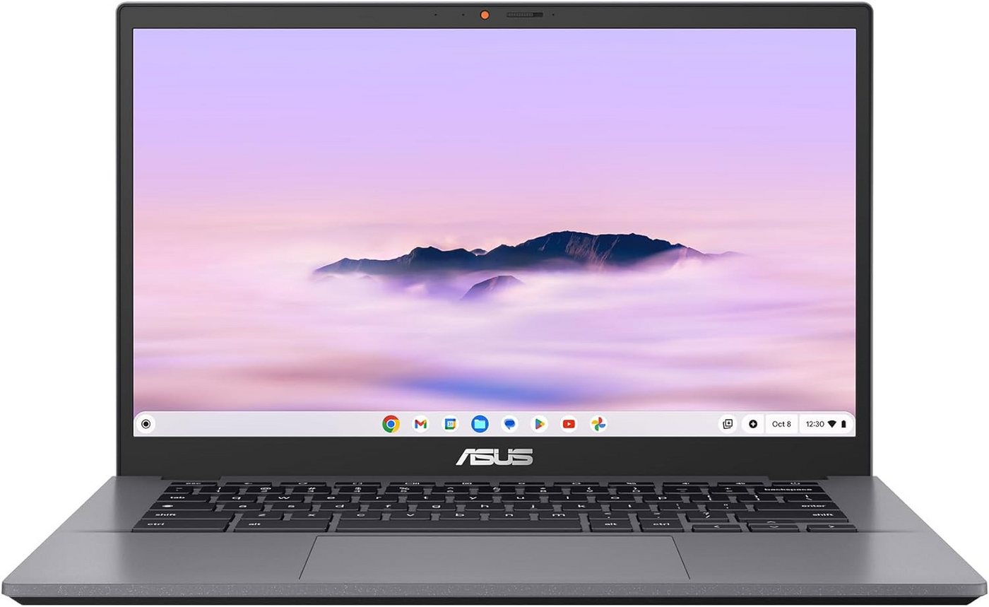 Asus CX34 bis 4,40 Ghz Turbo, 8GB RAM, 1080p Full HD Webcam, USB3.2, HDMI Chromebook (35,60 cm/14 Zoll, Intel Core i3-1215U, Intel UHD Graphics (iGPU), WiFi 6, entspiegeltes IPS Display, 128GB Flash, Google ChromeOS Laptop) von Asus