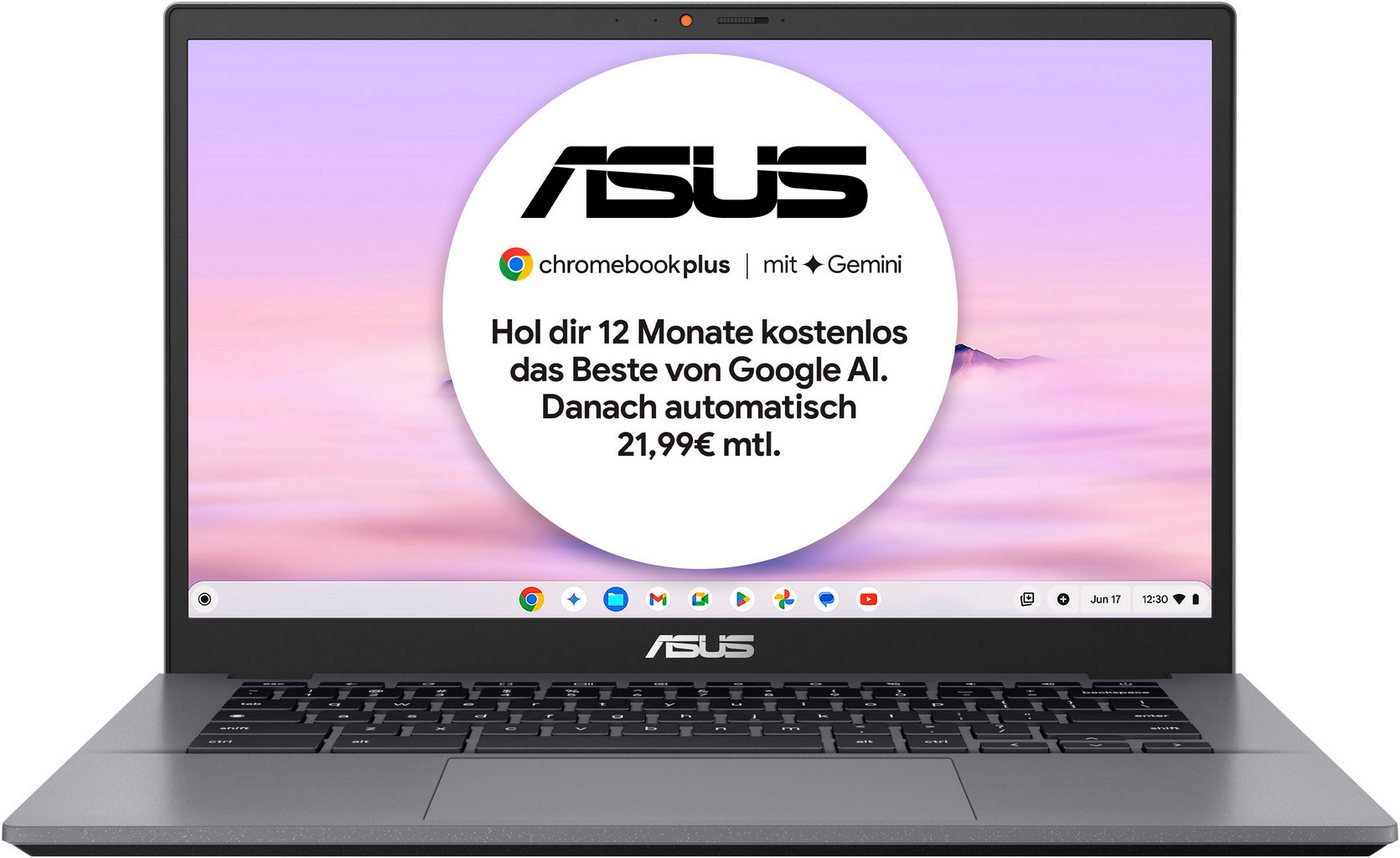 Asus Chromebook Plus CX3402CBA Chromebook (35,56 cm/14 Zoll, Intel Core i3 1215U, UHD Graphics, 256 GB SSD) von Asus