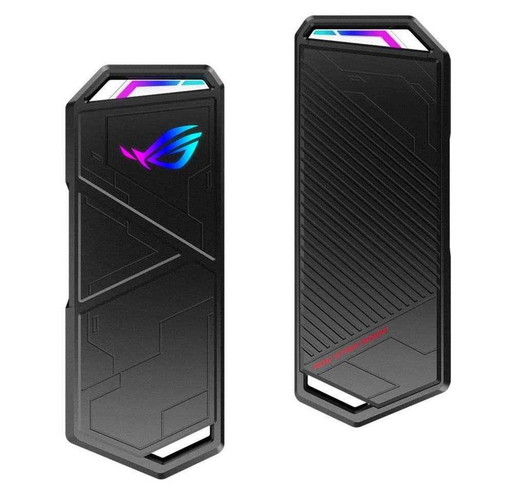 Asus Festplatten-Gehäuse ROG Strix Arion M.2, (NVMe-SSD-Gehäuse, 1 St., mit integrierten Wärmeleitpads), USB 3.2 Typ-C 2x Kabel USB-C>C USB-C>A von Asus