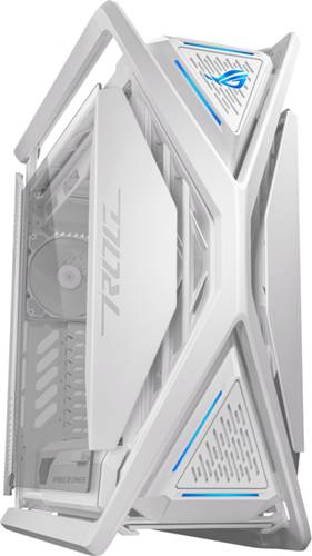 Asus GR701 ROG Hyperion White Midi-Tower Gaming-Gehäuse Weiß 4 vorinstallierte Lüfter, Integriert von Asus