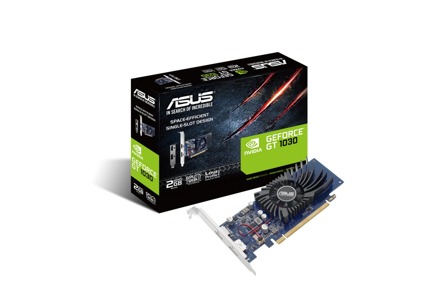 Asus GT1030-2G-BRK Grafikkarte (2 GB, GDDR5) von Asus