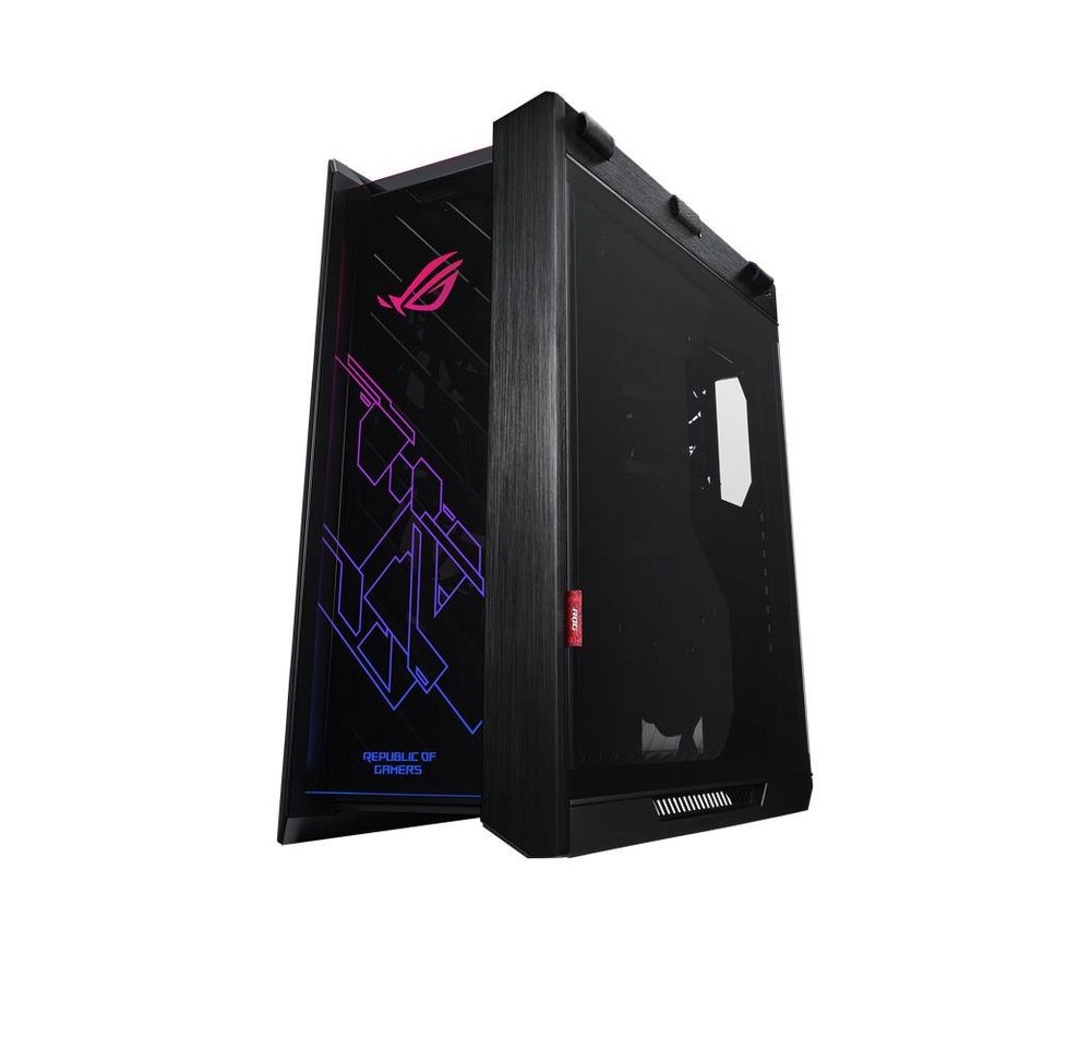Asus Gaming-Gehäuse ROG Strix Helios, (ATX/EATX Mid-Tower, 1 St., mit gehärtetem Glas), RGB Beleuchtung, GPU-Halterung, Aura Sync, 420mm Radiator, schwarz von Asus