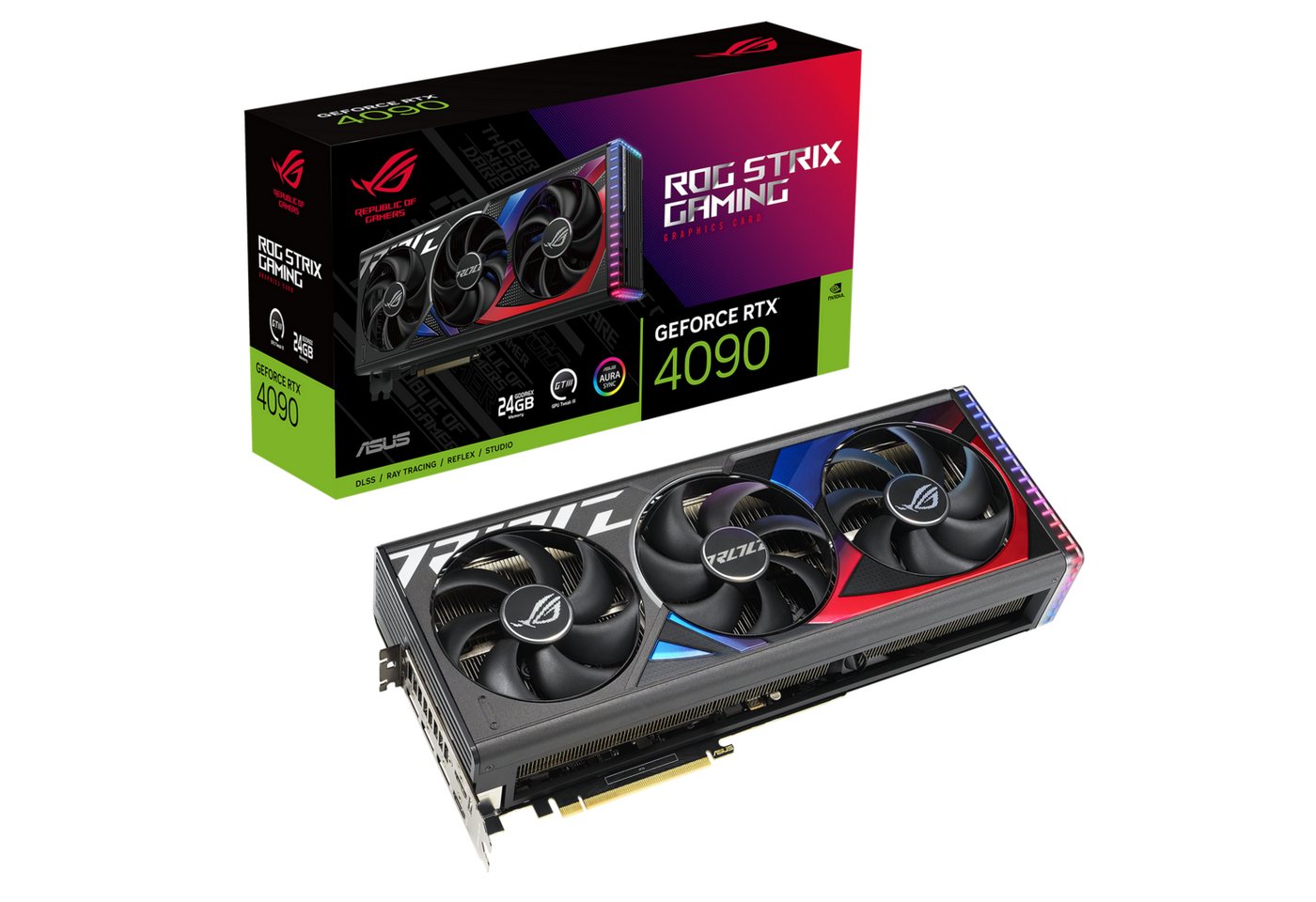 Asus ROG STRIX GeForce RTX 4090 Grafikkarte (24 GB, GDDR6X) von Asus