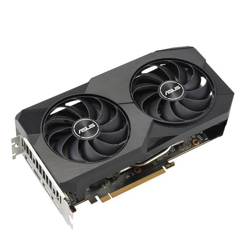 Asus Grafikkarte AMD Radeon RX 6600 Dual 8GB GDDR6-RAM PCIe x16 PCIe 4.0 x4 von Asus