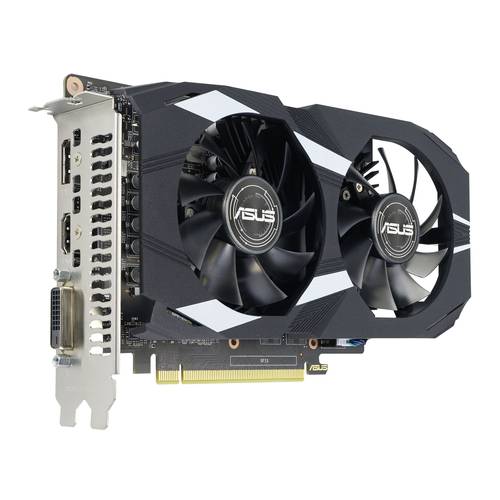 Asus Grafikkarte Nvidia GeForce GTX1650 Dual EVO - OC Edition 4GB GDDR6-RAM HDMI®, DisplayPort, DVI von Asus