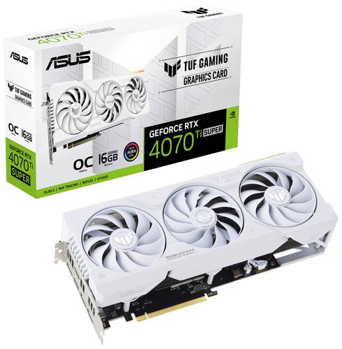 Asus Grafikkarte Nvidia GeForce RTX 4070 Ti Super TUF Gaming OC 16GB GDDR6X-RAM PCIe x16 HDMI®, Dis von Asus