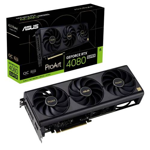 Asus Grafikkarte Nvidia GeForce RTX 4080 Super ProArt OC 16GB GDDR6X-RAM PCIe x16 DisplayPort, HDMI� von Asus