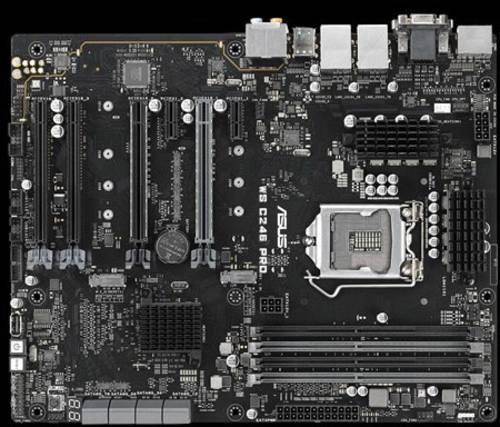 Asus MB WS C246 PRO C246 PCH Mainboard Sockel (PC) Intel® 1151 Formfaktor (Details) ATX Mainboard-C von Asus