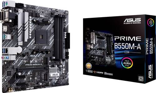 Asus PRIME B550M-A/CSM Mainboard Sockel (PC) AMD AM4 Formfaktor (Details) Micro-ATX Mainboard-Chipsa von Asus