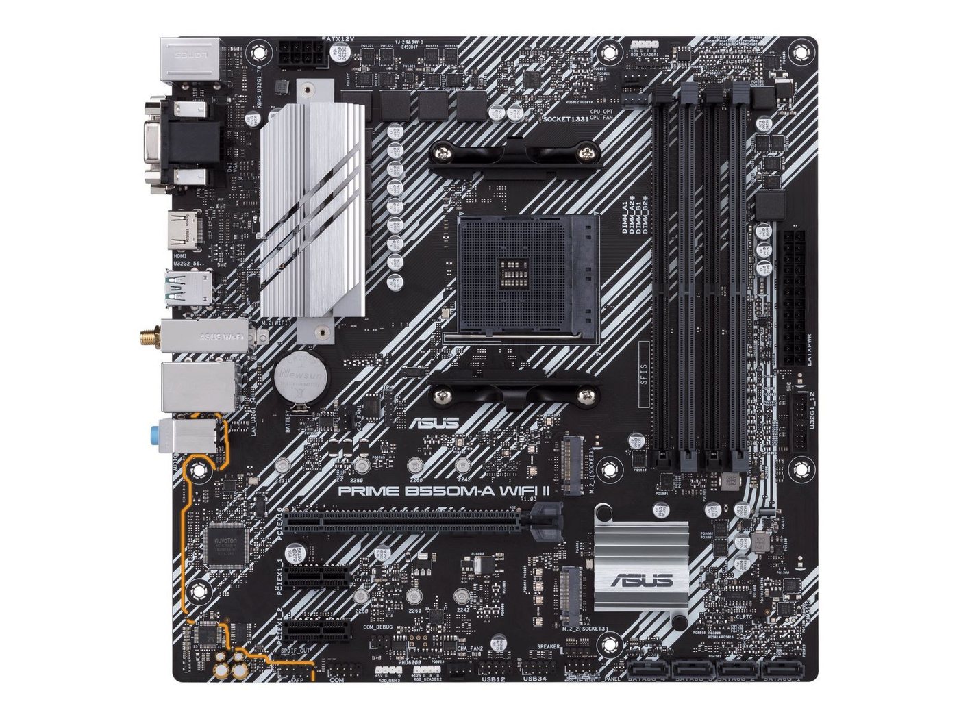 Asus PRIME B550M-A WIFI II//AM4,B550,DUAL M.2,WIFI,AURA,MB Mainboard Asus PRIME B550M-A WIFI II//AM4,B550,DUAL M.2,WIFI,AURA,MB Mainboard von Asus