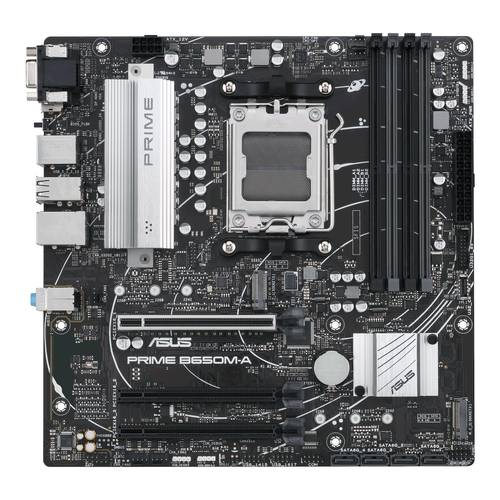Asus PRIME B650M-A-CSM Mainboard Sockel (PC) AMD AM5 Formfaktor (Details) Micro-ATX Mainboard-Chipsa von Asus