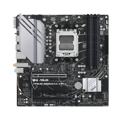 Asus PRIME B650M-A WIFI II Mainboard Sockel (PC) AMD AM5 Formfaktor (Details) Micro-ATX Mainboard-Ch von Asus