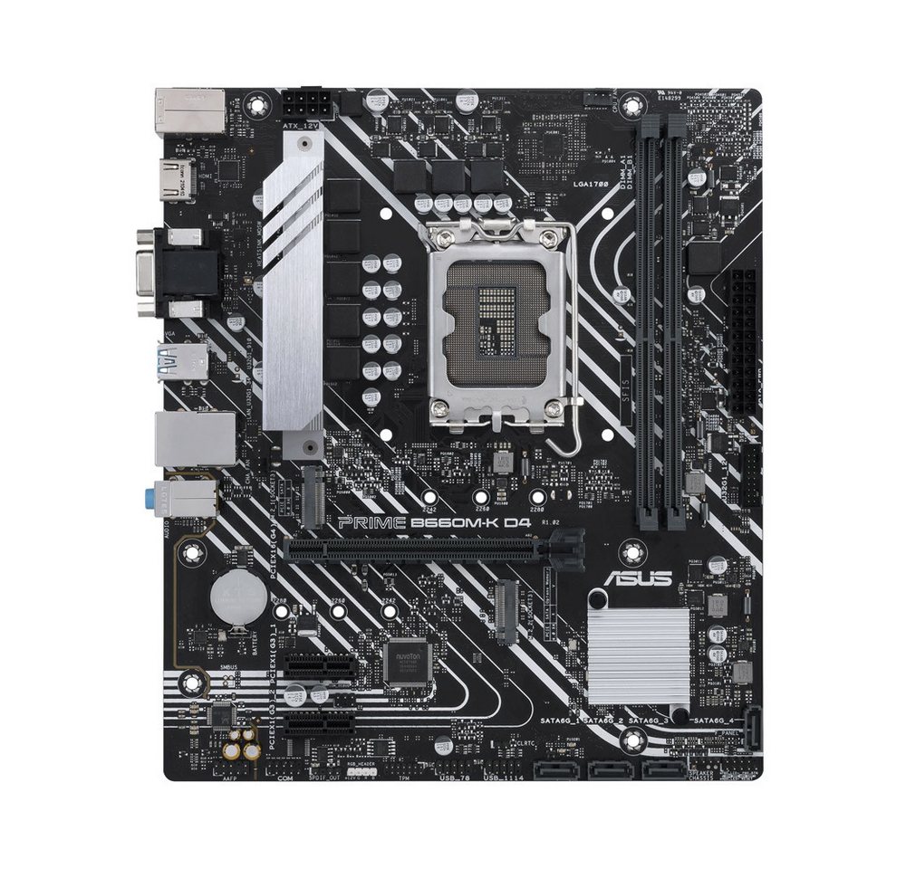 Asus PRIME B660M-K D4 Gaming Mainboard Asus PRIME B660M-K D4 Gaming Mainboard von Asus