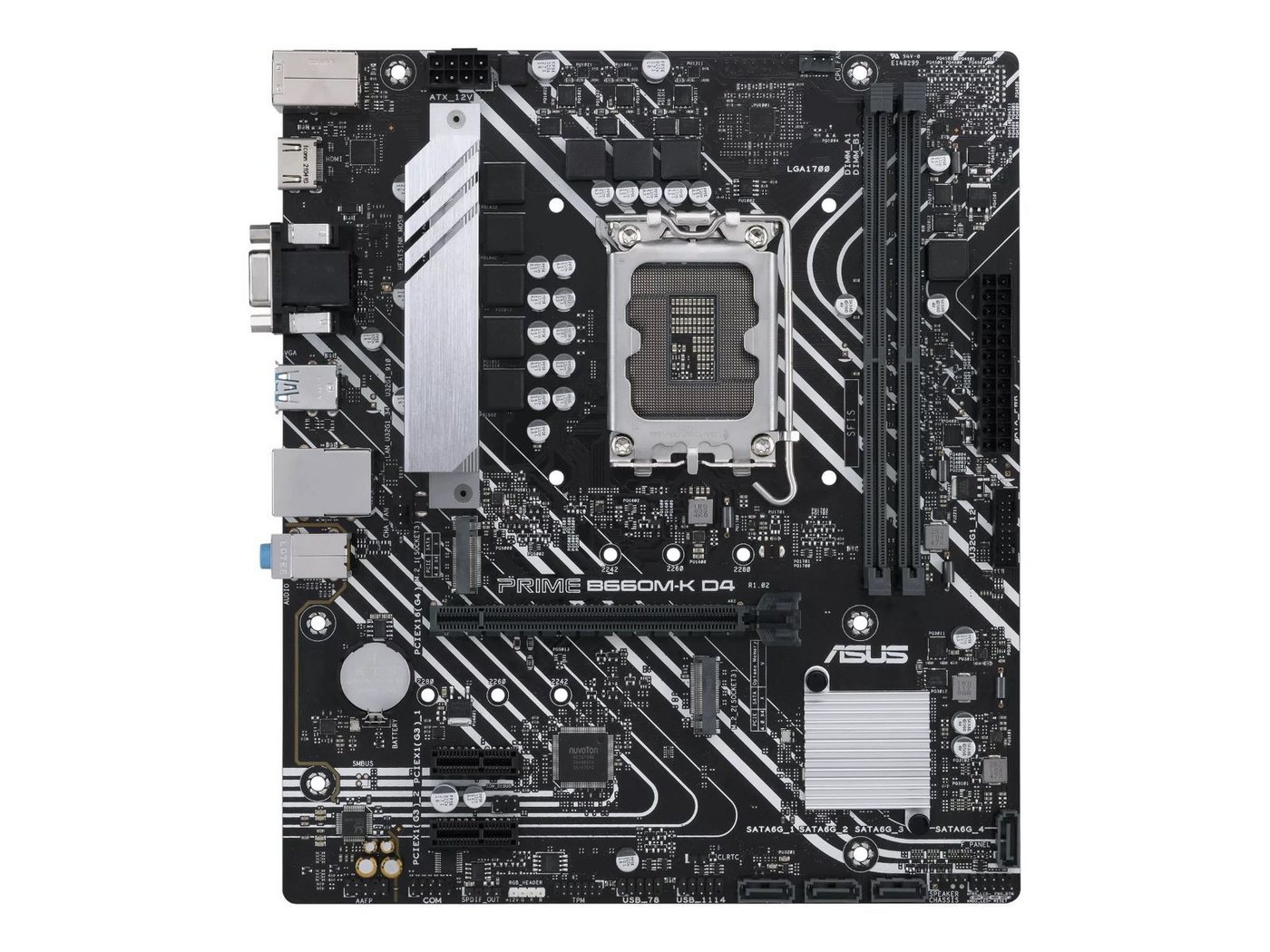 Asus PRIME B660M-K D4 Intel B660 LGA 1700 micro ATX Mainboard Asus PRIME B660M-K D4 Intel B660 LGA 1700 micro ATX Mainboard von Asus