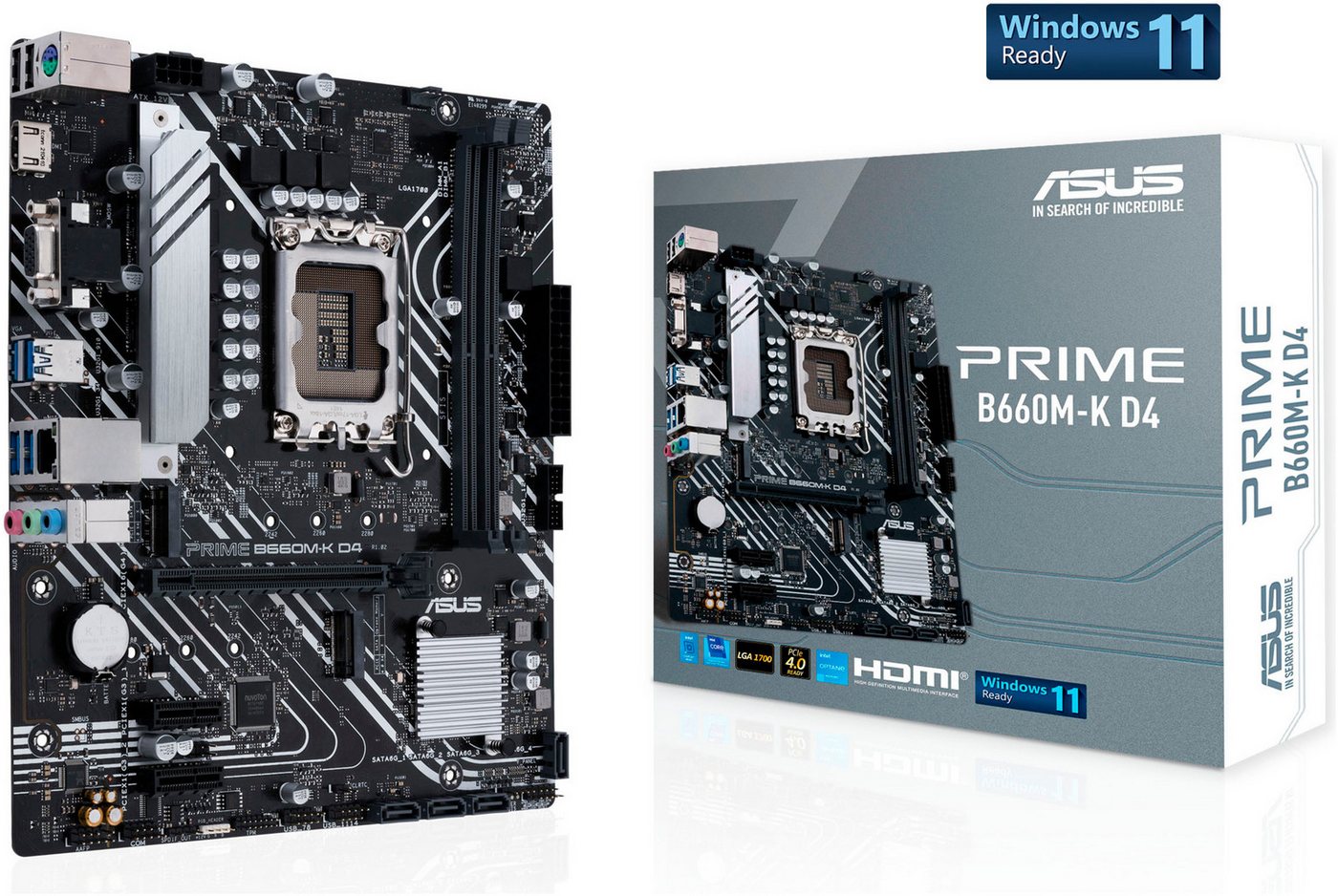 Asus PRIME B660M-K D4 Mainboard Asus PRIME B660M-K D4 Mainboard von Asus