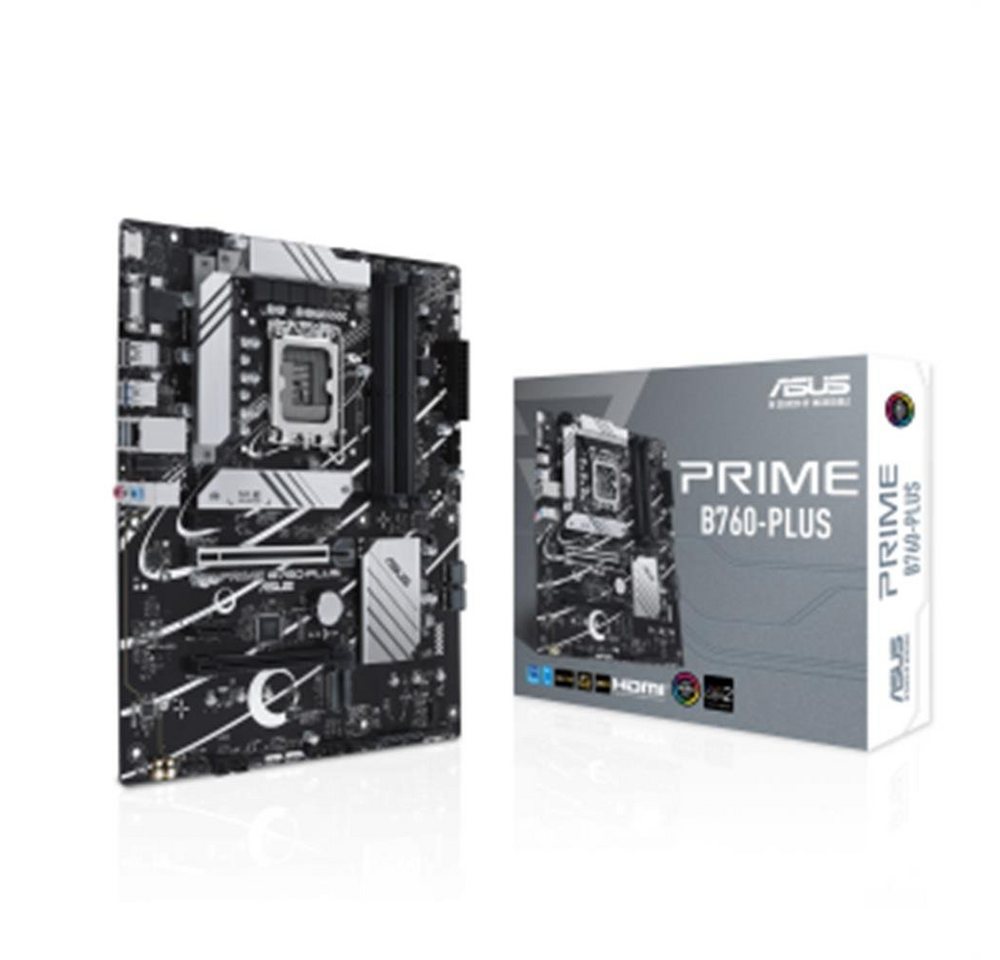 Asus PRIME B760-PLUS Mainboard Aura Sync RGB-Beleuchtung, Intel LGA 1700, ATX, DDR5, PCIe 5.0, 3x PCIe 4.0 M.2 von Asus