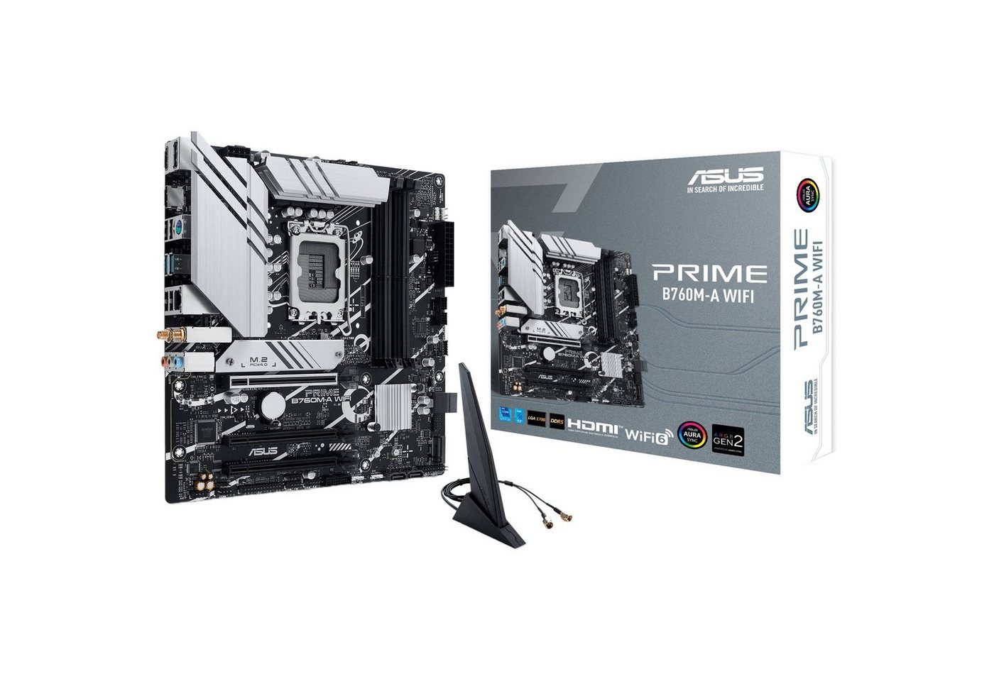 Asus PRIME B760M-A WIFI Mainboard AURA Sync von Asus