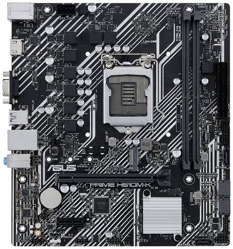 Asus PRIME H510M-K Mainboard Sockel (PC) Intel® 1200 Formfaktor (Details) Micro-ATX Mainboard-Chips von Asus