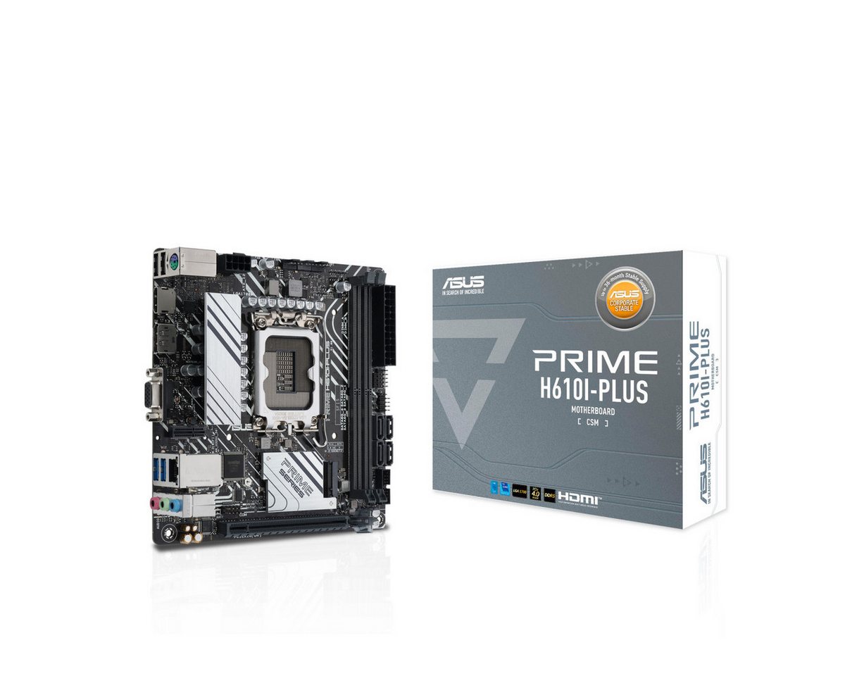 Asus PRIME H610I-PLUS-CSM Mainboard Asus PRIME H610I-PLUS-CSM Mainboard von Asus