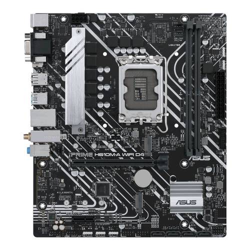 Asus PRIME H610M-A WIFI D4 Mainboard Sockel (PC) Intel® 1700 Formfaktor (Details) Micro-ATX Mainboa von Asus