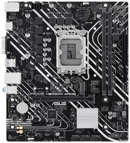 Asus PRIME H610M-K ARGB Mainboard Sockel (PC) Intel® 1700 Formfaktor (Details) Micro-ATX Mainboard- von Asus