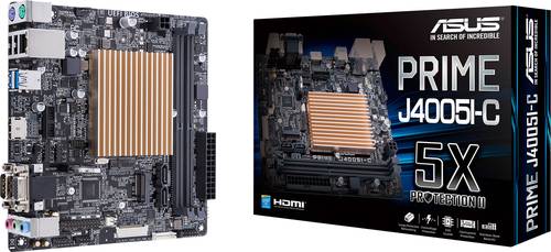 Asus PRIME J4005I-C Mainboard mit CPU Sockel (PC) SoC Intel® Celeron® Formfaktor (Details) Mini-IT von Asus