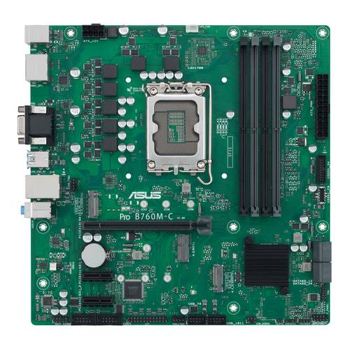 Asus PRO B760M-C-CSM Mainboard Sockel (PC) Intel® 1700 Formfaktor (Details) Micro-ATX Mainboard-Chi von Asus
