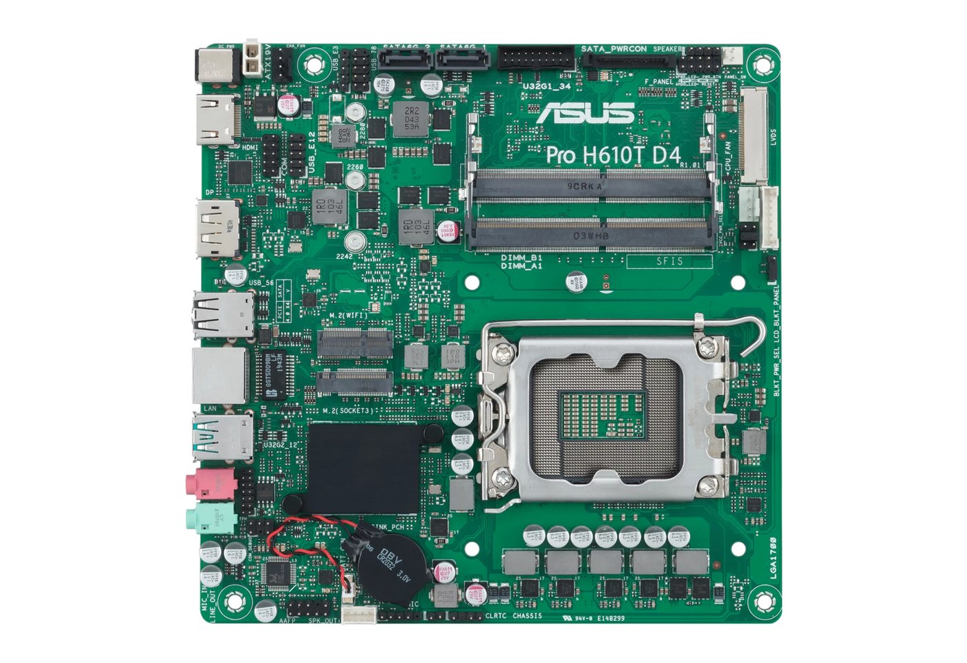 Asus PRO H610T D4-CSM Mainboard von Asus