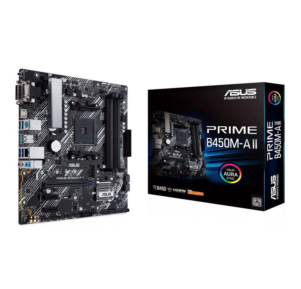 Asus Prime B450M-A II Mainboard, Motherboard, Mainboard Sockel von Asus