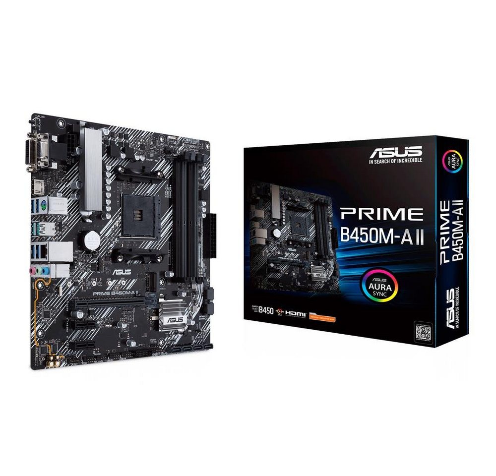 Asus Prime B450M-A II Mainboard, Motherboard, Mainboard Sockel Asus Prime B450M-A II Mainboard, Motherboard, Mainboard Sockel von Asus
