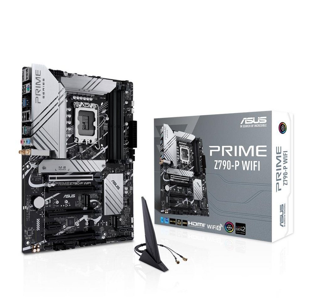 Asus Prime Z790-P WIFI Mainboard, Intel Z790, LGA 1700, ATX, PCIe 5.0, 3x M.2, DDR5, Intel WIFI 6 Asus Prime Z790-P WIFI Mainboard, Intel Z790, LGA 1700, ATX, PCIe 5.0, 3x M.2, DDR5, Intel WIFI 6 von Asus