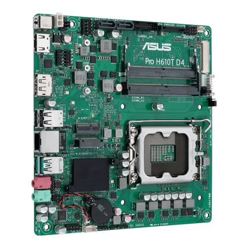 Asus Pro H610T D4-CSM Mainboard Sockel (PC) Intel® 1700 Formfaktor (Details) Mini-ITX Mainboard-Chi von Asus
