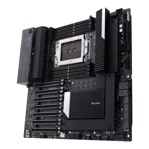 Asus Pro WS WRX80E-SAGE SE WIFI II Mainboard Sockel (PC) AMD sWRX8 Formfaktor (Details) ATX Mainboar von Asus