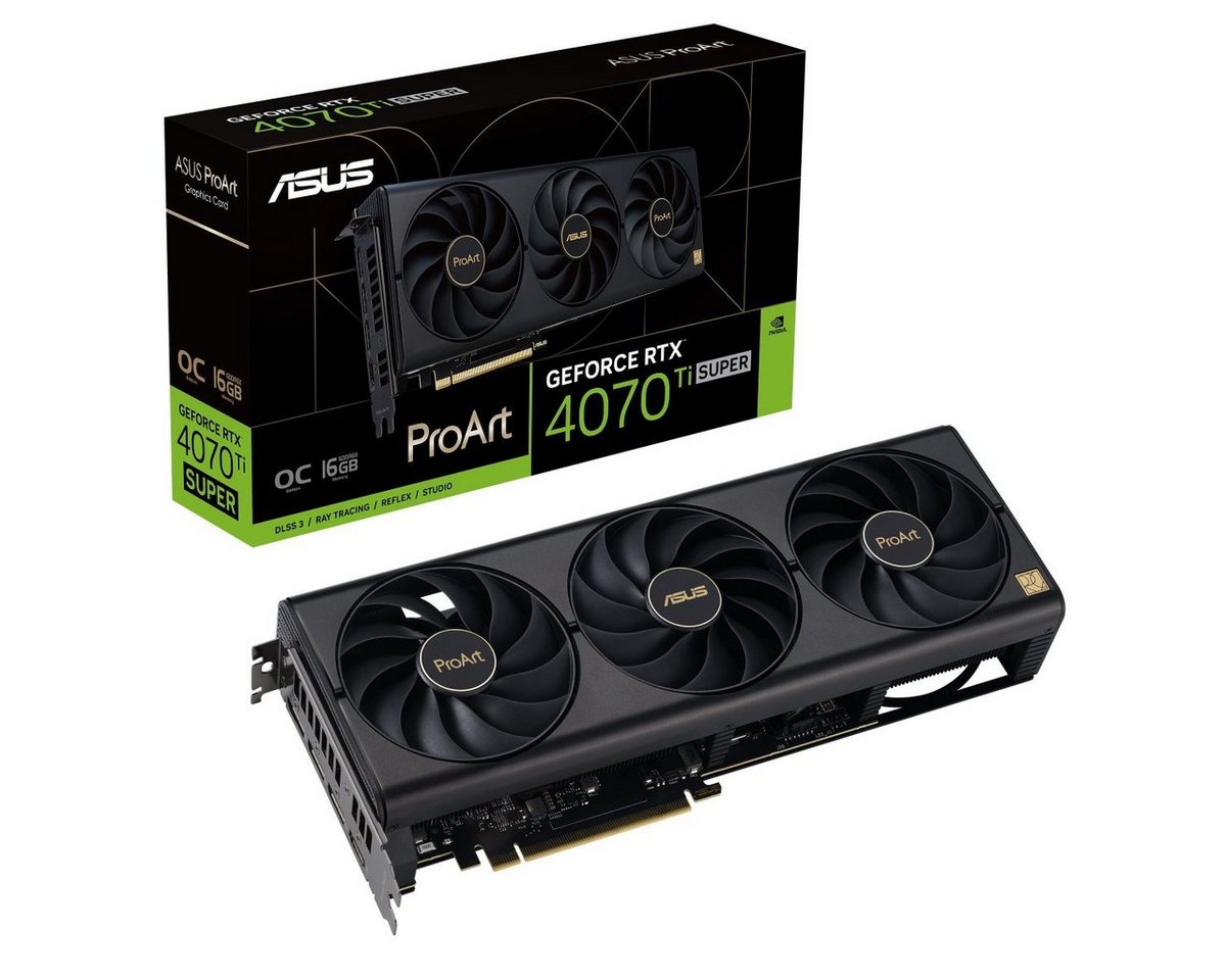 Asus ProArt GeForce RTX 4070 Ti SUPER OC Grafikkarte von Asus