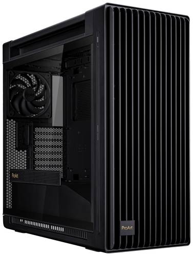 Asus ProArt PA602 Midi-Tower PC-Gehäuse Schwarz 3 vorinstallierte Lüfter, Seitenfenster, Staubfilter von Asus