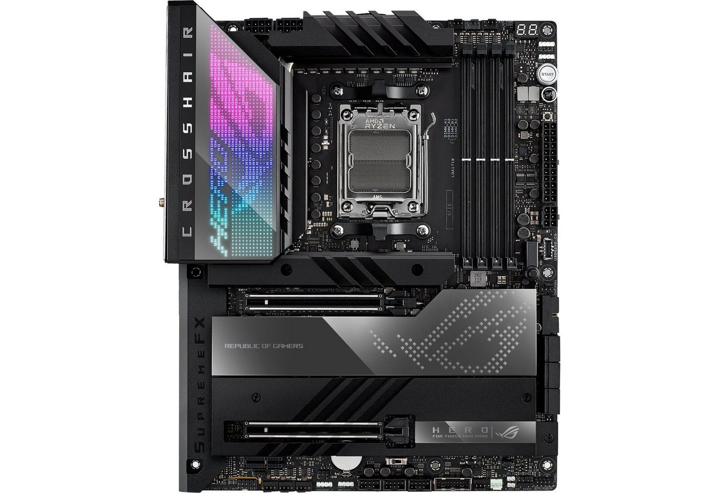 Asus ROG CROSSHAIR X670E HERO Mainboard AURA Sync von Asus