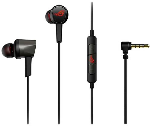 Asus ROG Cetra Core II Gaming In Ear Headset kabelgebunden Stereo Schwarz/Rot Lautstärkeregelung von Asus