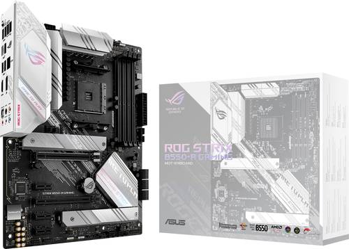 Asus ROG STRIX B550-A GAMING Mainboard Sockel (PC) AMD AM4 Formfaktor (Details) ATX Mainboard-Chipsa von Asus