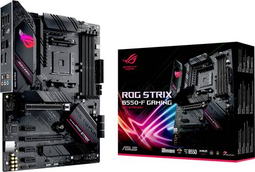 Asus ROG STRIX B550-F GAMING Mainboard Sockel (PC) AMD AM4 Formfaktor (Details) ATX Mainboard-Chipsa von Asus