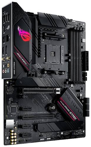 Asus ROG STRIX B550-F GAMING WIFI II Mainboard Sockel (PC) AMD AM4 Formfaktor (Details) ATX Mainboar von Asus