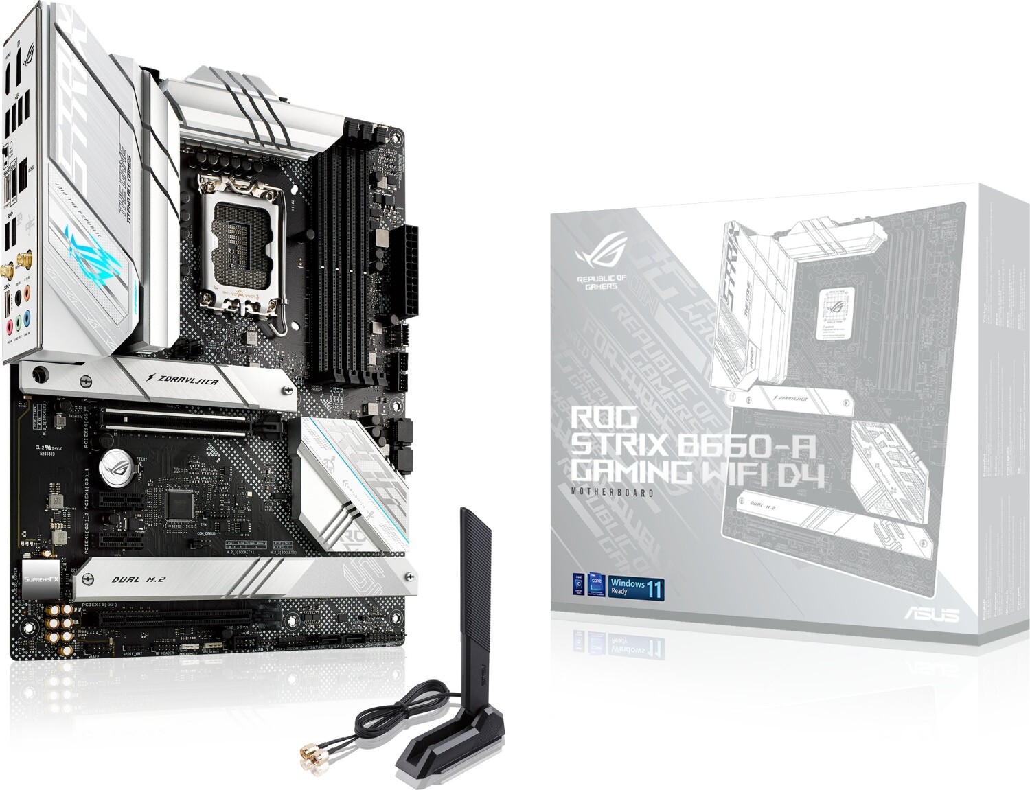 Asus ROG STRIX B660-A GAMING WIFI D4 Mainboard von Asus