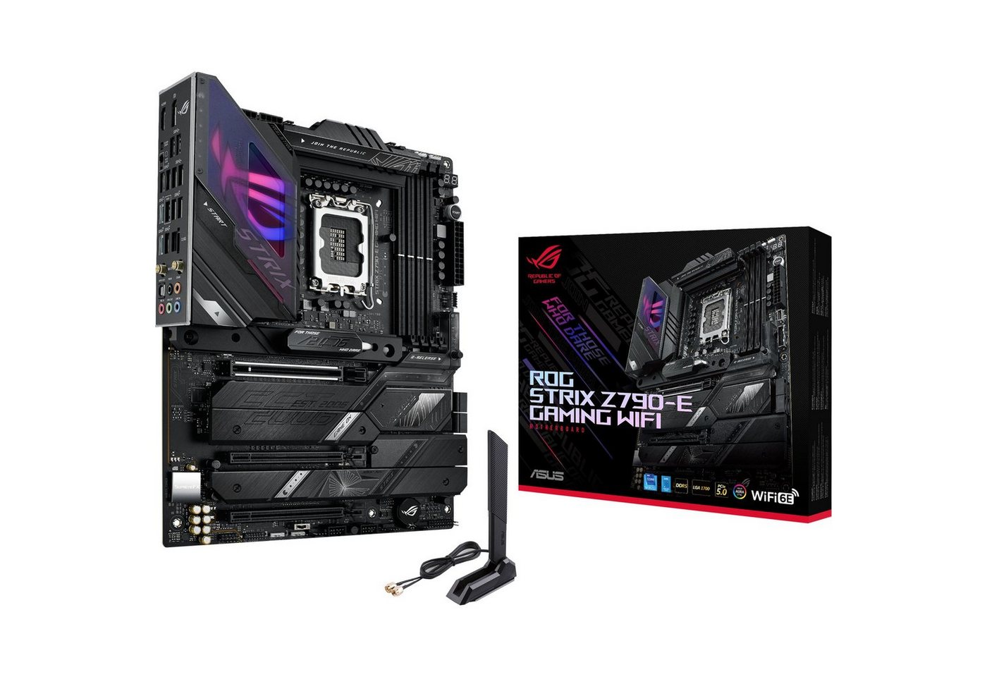 Asus ROG STRIX Z790-E GAMING WIFI Mainboard AURA Sync von Asus