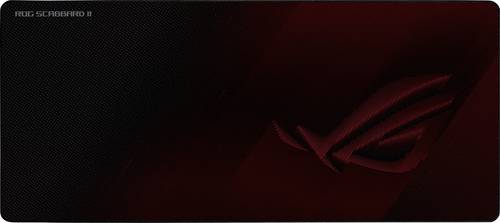 Asus ROG Scabbard II Gaming-Mauspad Staubgeschützt, Spritzwassergeschützt Schwarz/Rot Asus ROG Scabbard II Gaming-Mauspad Staubgeschützt, Spritzwassergeschützt Schwarz/Rot von Asus